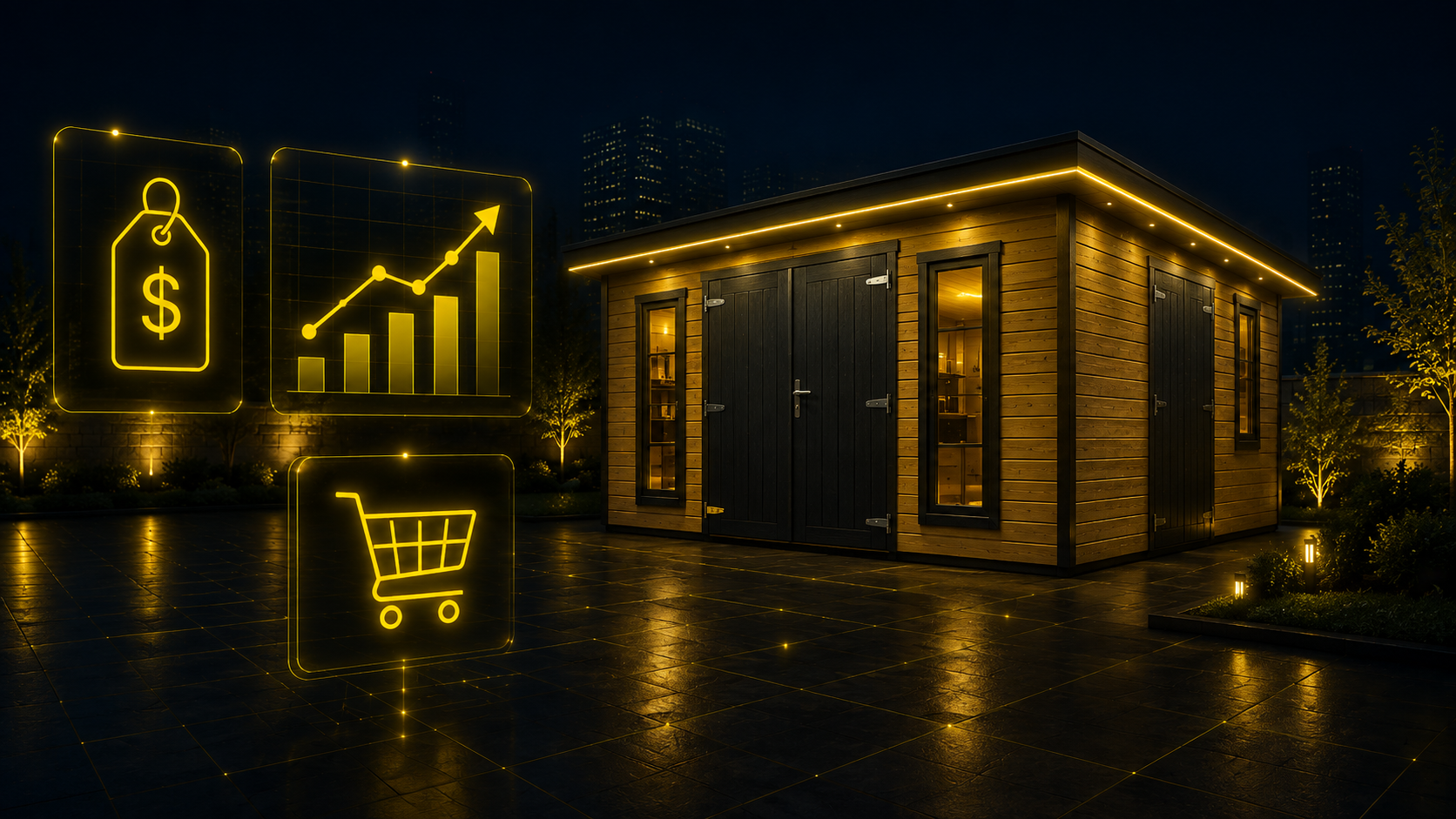 Sheds and garden buildings growth system